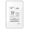 Schluter Ditra-Heat-E-RT Thermostat with Built-in Ground Fault Circuit Interrupter - Ideal for Home Floor Heating - Programmable Touchscreen, Energy Tracking, 3.5" Display - DHERT102/BW view 1