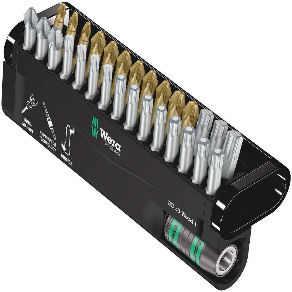 BIT-CHECK 30 WOOD 1 BIT ASSORTMENT