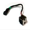 Power4Laptops Replacement Laptop DC Jack Socket with Cable Compatible with HP Pavilion G6-2212SG view 1