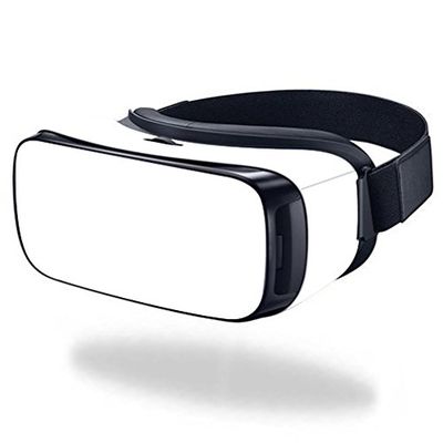 MightySkins Skin Compatible with Samsung Gear VR (Original) Cover wrap Sticker Skins Solid White