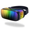 MightySkins Skin Compatible with Samsung Gear VR (Original) Cover wrap Sticker Skins Rainbow Streaks view 1