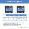 Ethernet Extender Kit Tupavco TEX-100 Over Phone Line or CAT5/CAT6 Cable Range up to 7000ft (Pair of 2pc) LAN Network Extension over Twisted Copper Wire or RJ45 -VDSL Broadband Repeater Booster Bridge view 4