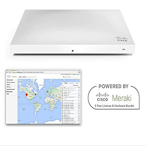 Cisco Meraki MR42 Cloud-Mng'd Wless AP + 5yr of Enterprise License and Support