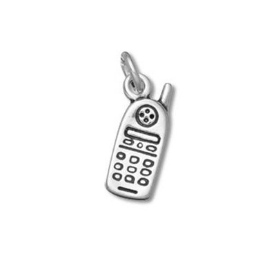 Sterling Silver Cell Phone Charm Item #35019