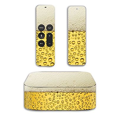 MightySkins Skin Compatible with Apple TV 4K & 4th Gen (2019-2015) wrap Cover Sticker Skins Beer Buzz