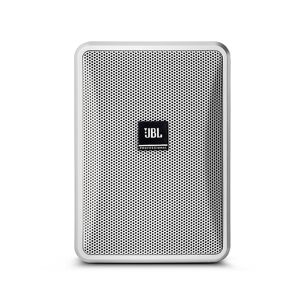 JBL Professional Control 23-1-WH Ultra-Compact Indoor/Outdoor Background/Foreground Speaker, White, Sold as Pair