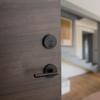 Kwikset 92580-003 258 Uptown Low Profile Slim Round Modern Contemporary Single Cylinder Deadbolt Door Lock featuring SmartKey Security Venetian Bronze view 2
