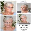 Eyekepper Blue Light Blocking Rimless Reading Glasses - Small Frameless Reader for Women with Gold Frame Brown Arm +2.50 view 2