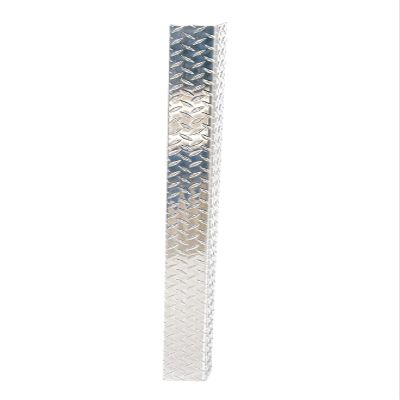 Vestil TPCG-48 Non-Marking Diamond Tread Plate Corner Guard 48 in. Height Silver
