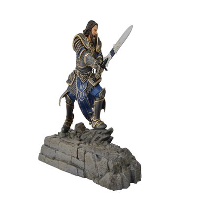 Swordfish Tech Warcraft, Lothar Statue Phone Charging Dock - Warcraft Movie Official Licensed