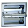 Designers Impressions Polished Chrome Recessed Toilet/Tissue Paper Holder All Metal Contruction - Mounting Bracket Included view 1