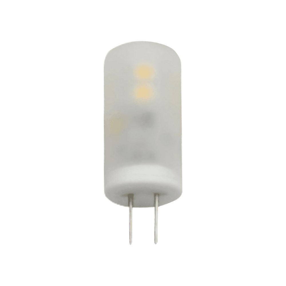 Goodlite G-83412 Led G4 Bipin Dimmable, 200 Lumens 300 Degree Beam Angle 30W Equal T3 Halogen Capsule Bulb,12-Volt AC/Dc Compatible 2700K Warm White Frosted, Ul Listed