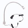 BiNFU 3W Gooseneck Bedside Reading Light, Wall/Headboard Mounted LED Art Gallery Display Lamp with Switch, Chrome(Plug) view 1