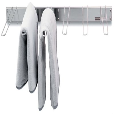 Hydrocollator 00-4016 Wall-Mounted Towel Rack, 13 Hooks, 33" Length x 2" Width