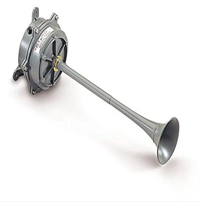 Federal Signal 56-250-1 Resonating Horn, Swivel Bracket Mounting, 250 VDC, Gray