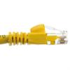 Cat6a Ethernet Patch Cable, Snagless/Molded Boot, Yellow, 50 Feet, 2 Pack (ED700195) view 2