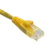 Cat6a Ethernet Patch Cable, Snagless/Molded Boot, Yellow, 50 Feet, 2 Pack (ED700195) view 4