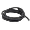 uxcell 3.7 M 11 x 13 mm Plastic Corrugated Conduit Tube for Garden,Office Black view 1