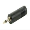 Plugger Mono Jack Female to Mini Male adapter, black view 2