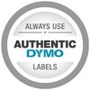 DYMO Standard D1 Self-Adhesive Polyester Tape for Label Makers, Black Print on White, 1/2 Inch (45113) view 2