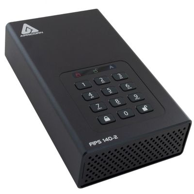 Apricorn 8TB Aegis Desktop Padlock FIPS 140-2 Validated 256-Bit Encrypted Hard Drive (ADT-3PL256F-8000)