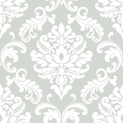 NuWallpaper NUS1935 Ariel Peel & Stick Wallpaper, Grey