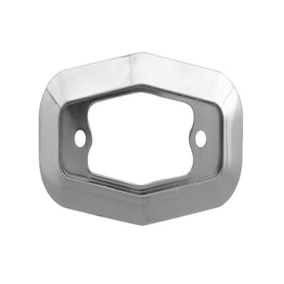 Optronics A13C2BP Chrome Mounting Base/Bezel (Mcl/Ucl 13)