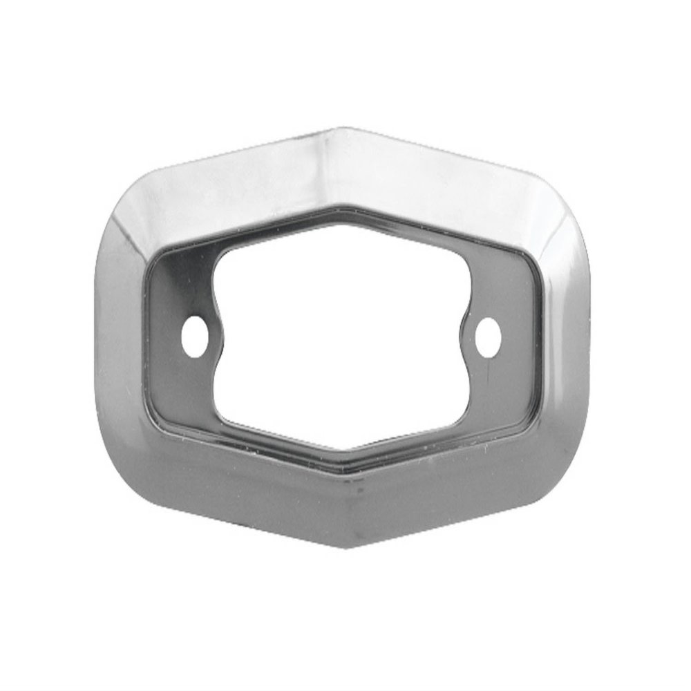 Optronics A13C2BP Chrome Mounting Base/Bezel (Mcl/Ucl 13)