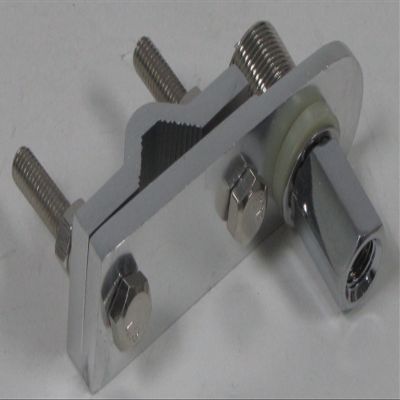 Single Groove Horizontal Aluminum Mirror Mount with SO 239 to 3/8 24 Adaptor