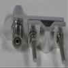Single Groove Horizontal Aluminum Mirror Mount with SO 239 to 3/8 24 Adaptor view 2