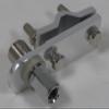 Single Groove Horizontal Aluminum Mirror Mount with SO 239 to 3/8 24 Adaptor view 3