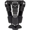 Benro Aluminum Hi-Hat Tripod Heavy-Duty 75mm Bowl Mount Video Tripod with Adjustable Leg Angles, Rubber & Spiked Feet, and Carrying Case for Cinematic, DSLR & Broadcast Production (HH75AV) view 2