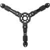 Benro Aluminum Hi-Hat Tripod Heavy-Duty 75mm Bowl Mount Video Tripod with Adjustable Leg Angles, Rubber & Spiked Feet, and Carrying Case for Cinematic, DSLR & Broadcast Production (HH75AV) view 3