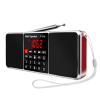 LEFON Multifunction Digital FM Radio Media Speaker MP3 Music Player Support TF Card USB Drive with LED Screen Display and Setting Timing Shutdown Function (Red) view 1