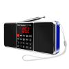 LEFON Multifunction Digital FM Radio Media Speaker MP3 Music Player Support TF Card USB Drive with LED Screen Display and Setting Timing Shutdown Function (Blue) view 1