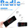 LEFON Multifunction Digital FM Radio Media Speaker MP3 Music Player Support TF Card USB Drive with LED Screen Display and Setting Timing Shutdown Function (Blue) view 3