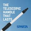 SPARTA 4102002 Spectrum Fiberglass Broom Handle, Mop Handle, Replacement Handle With Acme Threaded Tip For Commercial Cleaning, 4.5 To 8 Feet, White view 2