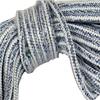 Blue Ox Rope 3/4 Inch by 100 Feet 12 Carrier 24 Strand Arborist Bull Rope White Blue, Made in The USA view 2