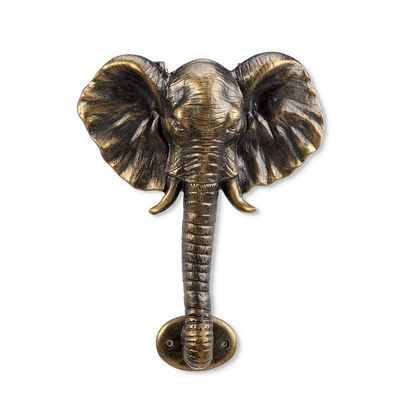 SPI Home Aluminum Elephant Doorknocker