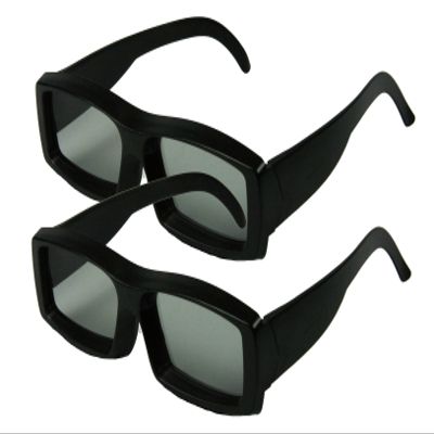 2 pairs - 3D Passive TV Circular Polarized Glasses and RealD Movies