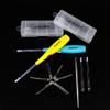 Airgoesin 2 Sets Lighted Tonsil Stone Removing Tool, with Case, 1 Stainless Steel Tonsil Tonsillolith Pick view 2