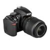 Nikon D3100 14.2MP DSLR Camera with AF-S DX 18-55mm f/3.5-5.6 VR Zoom Lens - (Black) (Discontinued) (Renewed) view 2