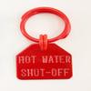 Hot Water Shut Off Plumber Tags (Pack of 10) view 1