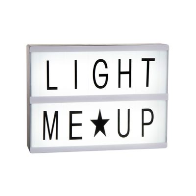 Darice 30006021 Small Led Light Box Sign: 5.875 x 7.875" Sign with 96 Letters