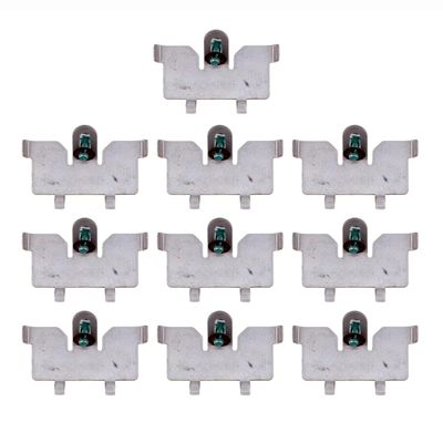 Panduit GRCLAMPPG-X Pedestal Clamp, Pre-Galvanized with Ground Screw (10-Pack)