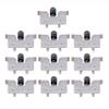 Panduit GRCLAMPPG-X Pedestal Clamp, Pre-Galvanized with Ground Screw (10-Pack) view 1