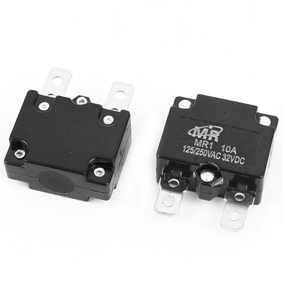 uxcell 125V/250V 10A NC Automatic Reset Circuit Breaker 2Pcs