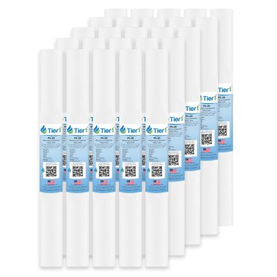 Tier1 5 Micron 2.5" 20" Sediment Water Filter (25-Pack)