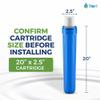Tier1 5 Micron 2.5" 20" Sediment Water Filter (25-Pack) view 3