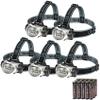 EverBrite 5 Pack LED Headlamp, Pivoting Head with Adjustable Headband view 1